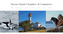 Desktop Screenshot of mayneislandchamber.ca